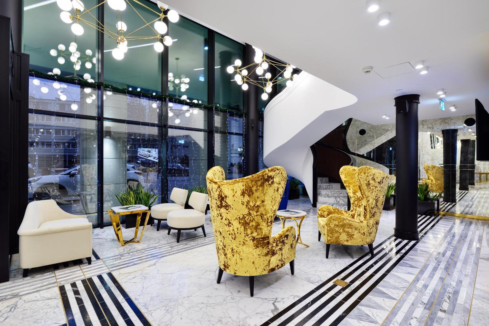 Hotel Ferreus Modern Art Deco Krakov Exteriér fotografie Lobby