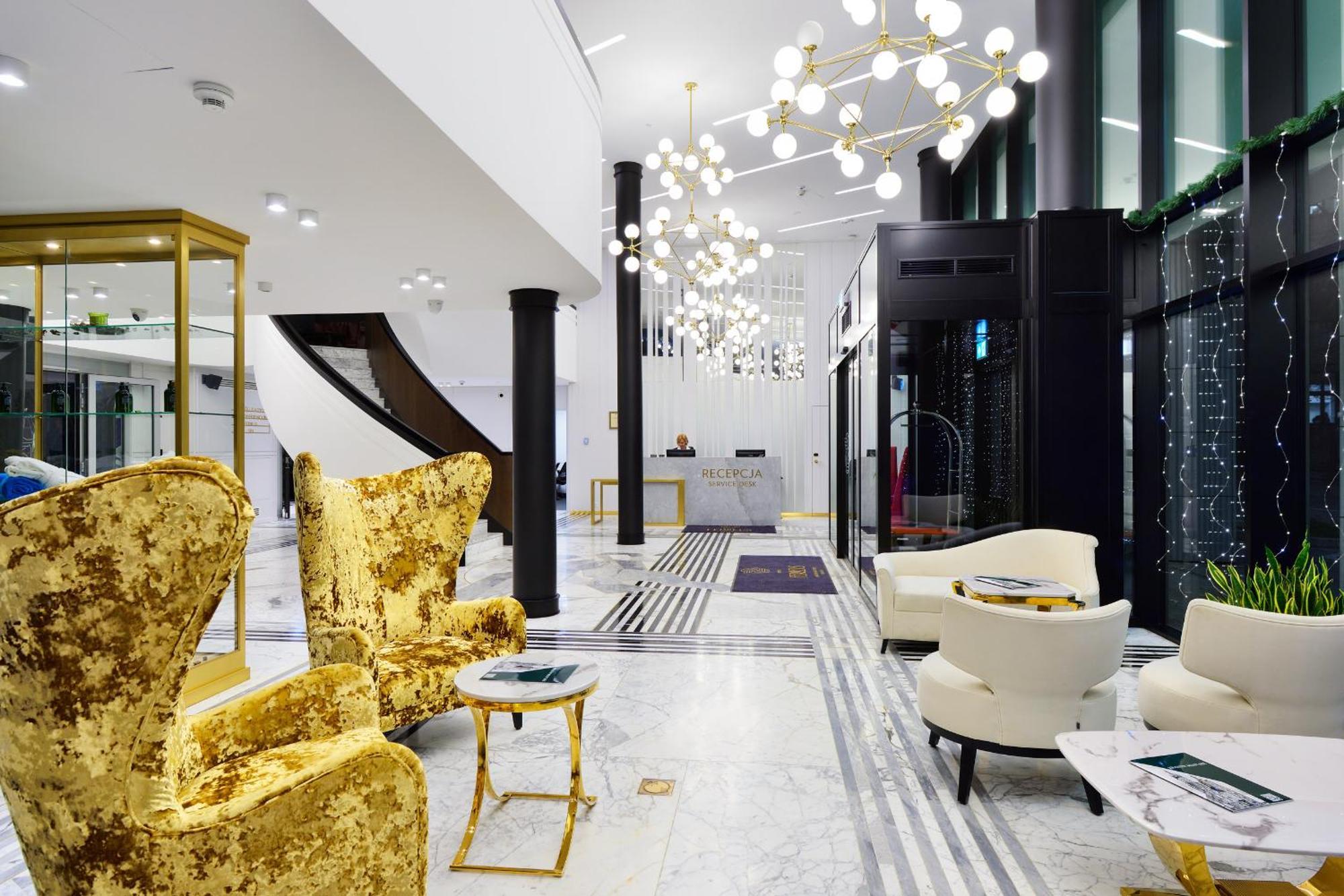 Hotel Ferreus Modern Art Deco Krakov Exteriér fotografie Lobby