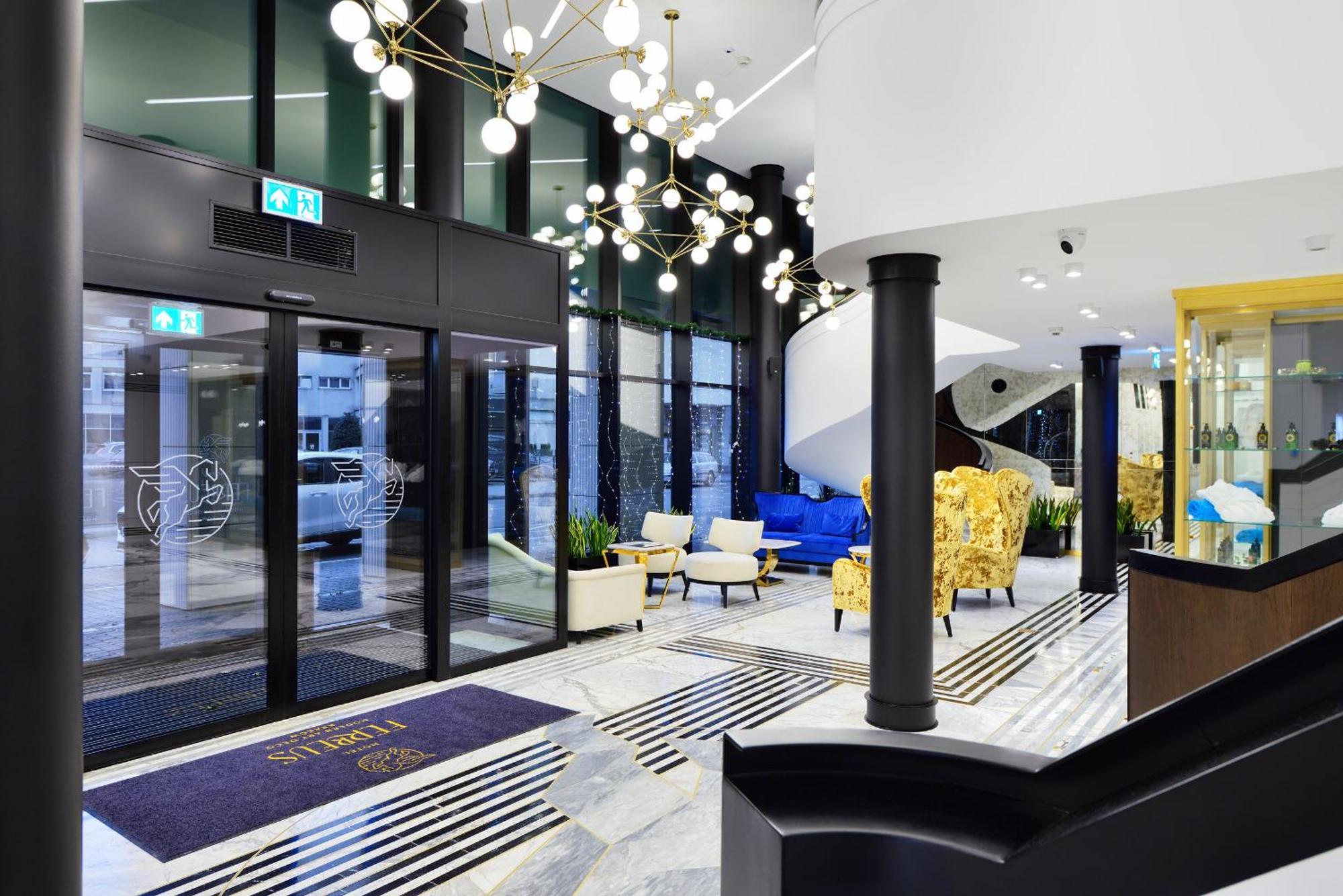 Hotel Ferreus Modern Art Deco Krakov Exteriér fotografie Lobby